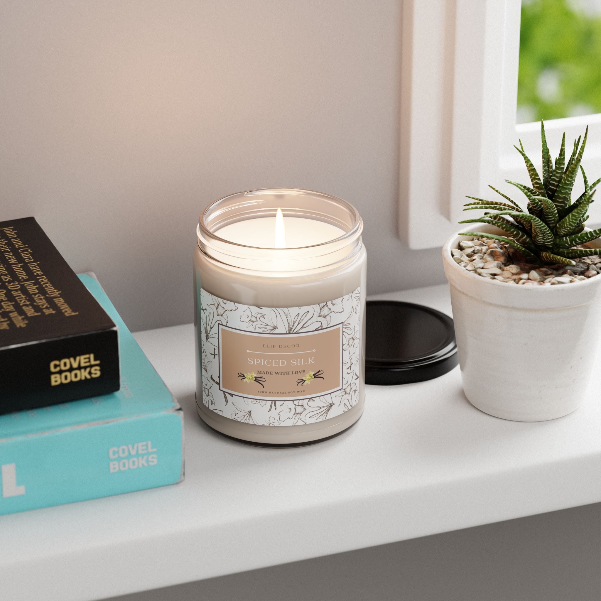 Spiced Silk - Scented Candleㅤㅤㅤ