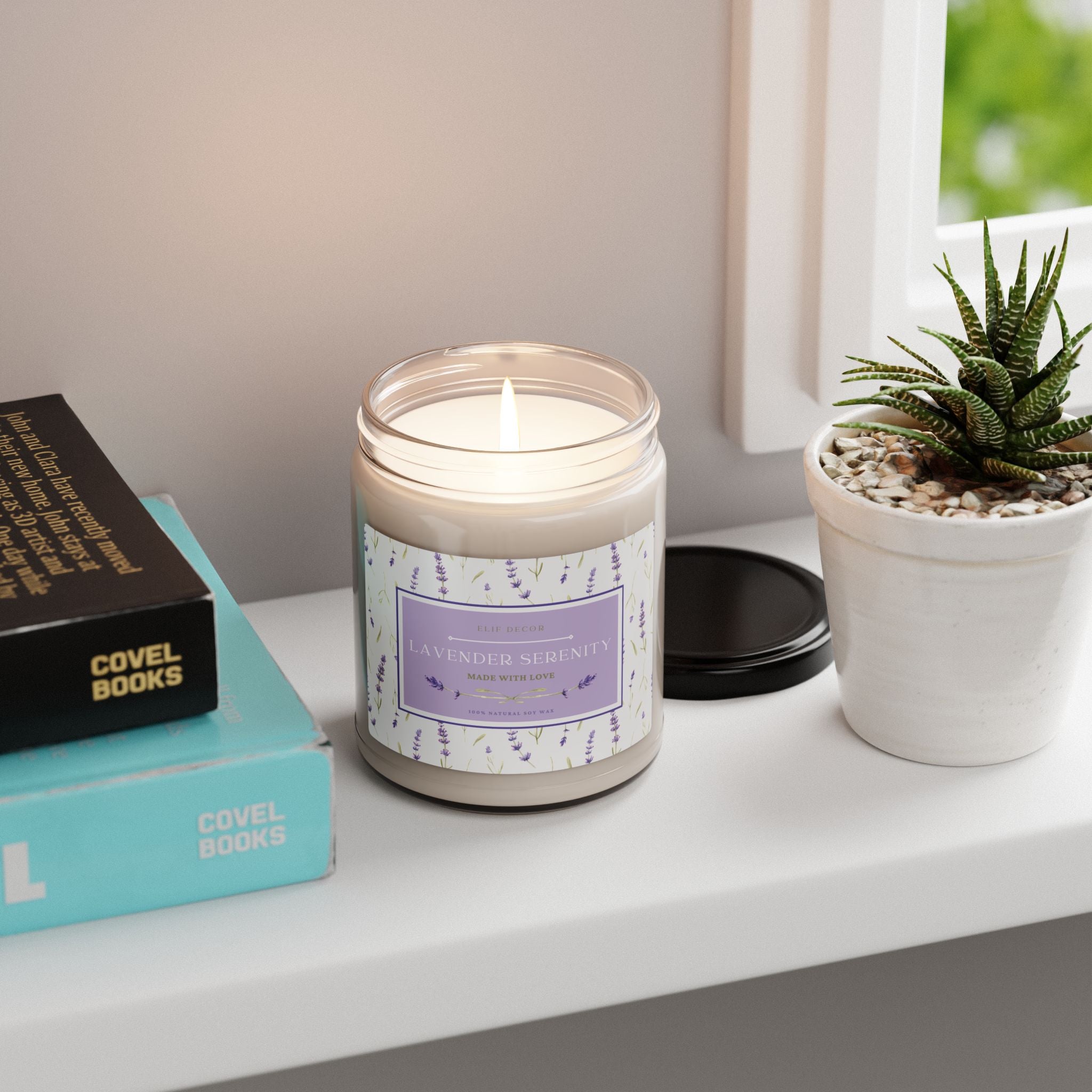 Lavender Serenity - Scented Candleㅤ