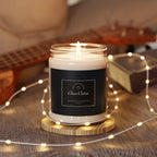 Soy Candle 9oz - Clean Cotton Scented Jar Candle